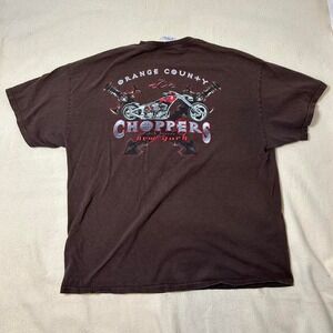 Vintage Orange County Choppers T-Shirt Mens XXL Blue Rock Tavern New York‎ Y2K
